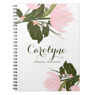 Tulipes roses bleues Carnet personnalisé