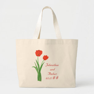 Tulipes rouges, Sacs fourre-tout Mariages