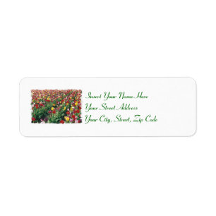 Tulips Anpassbare Labels