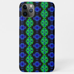 Tulips Artdeco in Retro-Stil grün blau schwarz Case-Mate iPhone Hülle