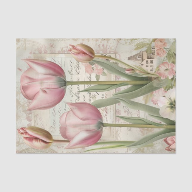 Tulips aus Amsterdam Skripte schreiben Seidenpapier (Vorderseite)