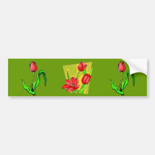 Tulips Autoaufkleber