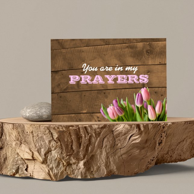 Tulips & Barnwood in meiner Gebetskarte Karte (Von Creator hochgeladen)