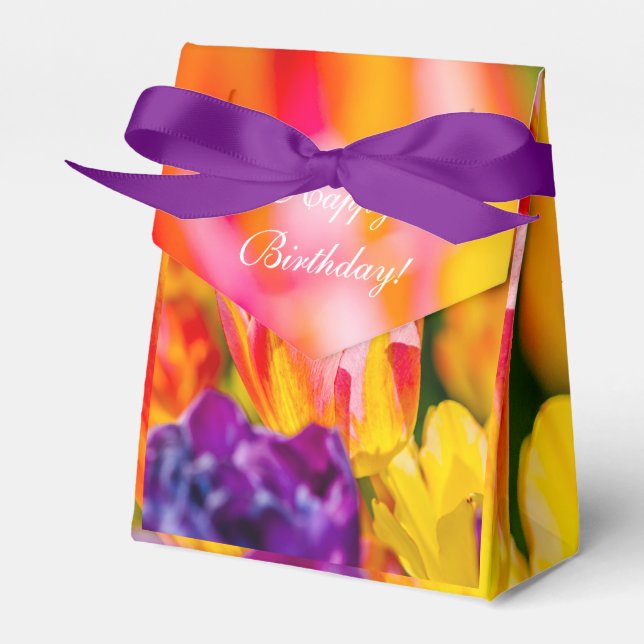 Tulips Beautiful Geschenkschachtel (Vorderseite)