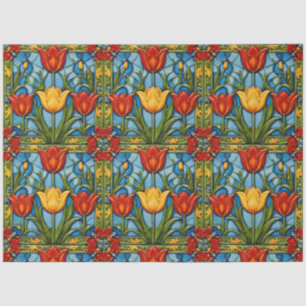 Tulips Beautiful Popular Collection Seidenpapier
