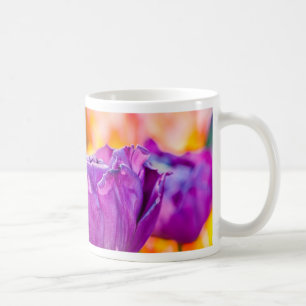 Tulips Bezaubernd Lila Kaffeetasse