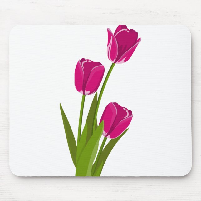 Tulips Blume Mousepad (Vorne)