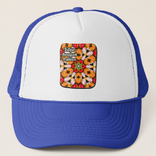 Tulips Bouquet Pattern Truckerkappe