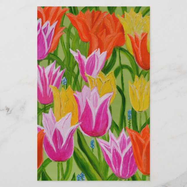 Tulips Briefpapier (Vorderseite)