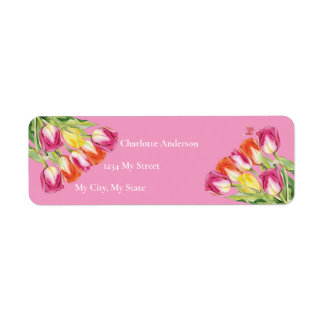 Tulips & Butterfly Pink-Brautparty