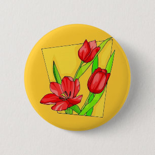 Tulips Button