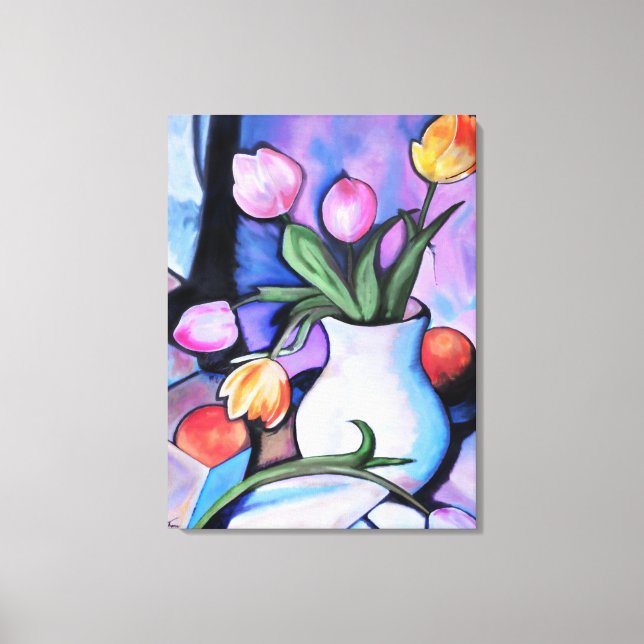 Tulips - Canvas Print Leinwanddruck (Vorderseite)