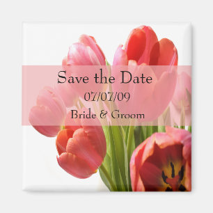 Tulips - Datumsanzeige speichern Magnet