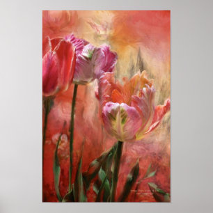 Tulips - Farben der Liebe Art Poster/Print Poster