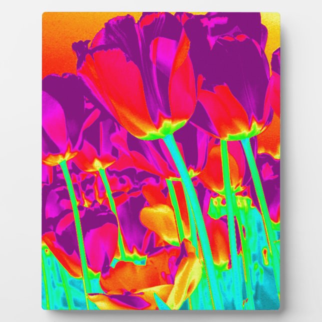 Tulips Fotoplatte (Vorderseite)