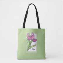 Tulips für die Sage Tote Tasche