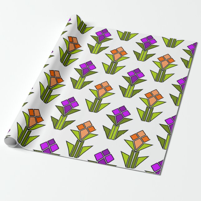 Tulips Geschenkpapier (Ungerollt)