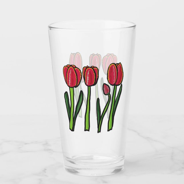 Tulips Glas (Vorderseite)