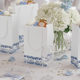 Tulips in Delft Blue Kleine Geschenktüte