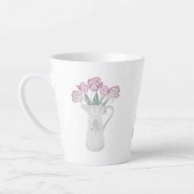 Tulips in der Pitcher-Keramik Milchtasse (Links)
