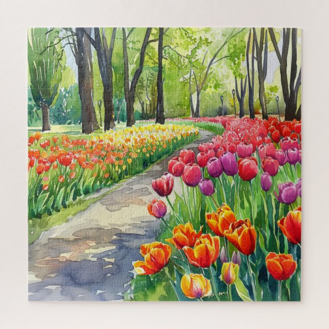 Tulips in The Park (Vertikal)