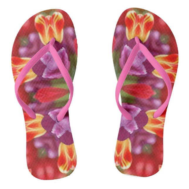 Tulips Kaleidoskop Flip Flops (Fußbett)