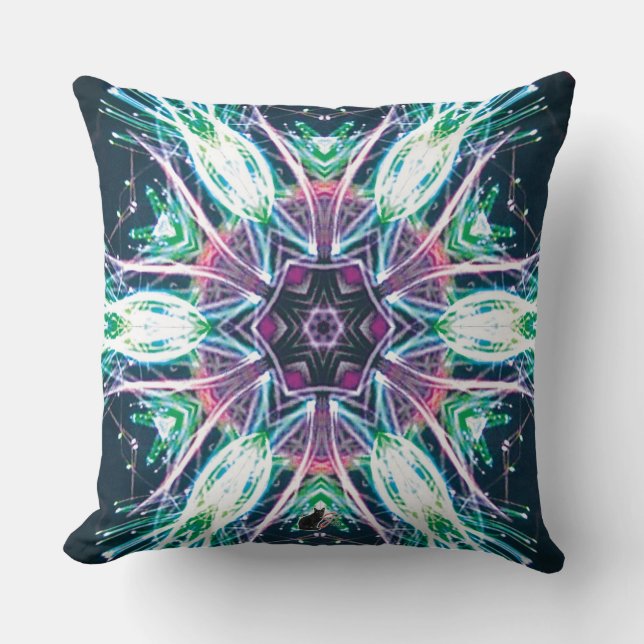 Tulips Kaleidoskop Pillow Kissen (Vorderseite)
