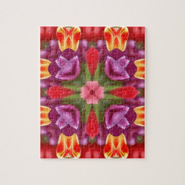 Tulips Kaleidoskop Puzzle (Vertikal)