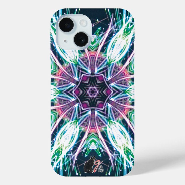 Tulips Kaleidosskop Case-Mate iPhone Hülle (Rückseite)