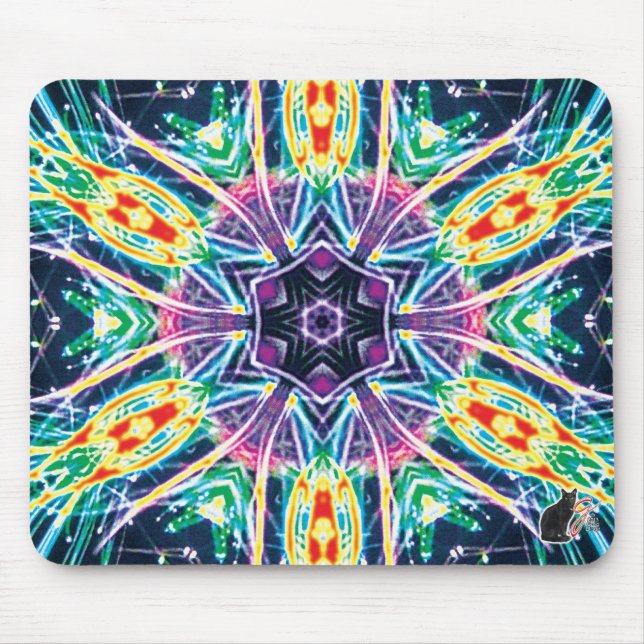 Tulips Kaleidosskop Mousepad (Vorne)