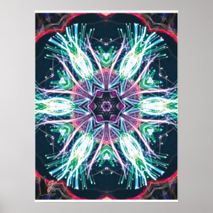 Tulips Kaleidosskop Poster