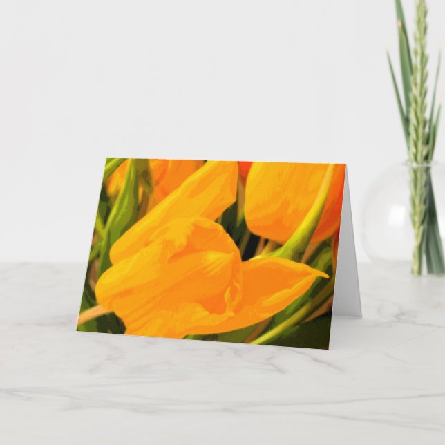 Tulips Karte (Vorderseite)