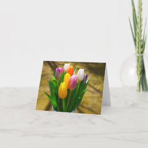 Tulips-Karte Karte