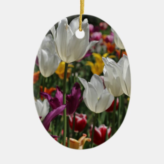 Tulips Keramik Ornament (Vorne)