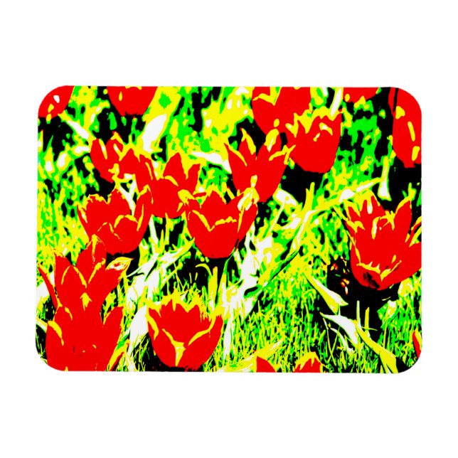 Tulips Magnet (Horizontal)