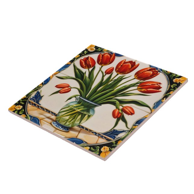 Tulips Modern Beautiful Collection Fliese (Seite)