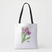 Tulips Multiprint Schultertasche