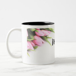 Tulips Muttertag Zweifarbige Tasse