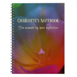 Tulips Name and Message Floral Notebook oder Journ Notizblock