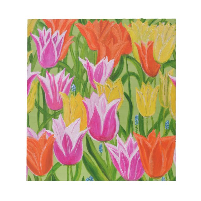 Tulips Notizblock (Vorderseite)
