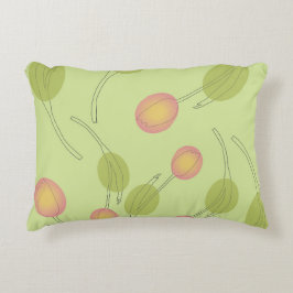 Tulips_Olive Green Dekokissen