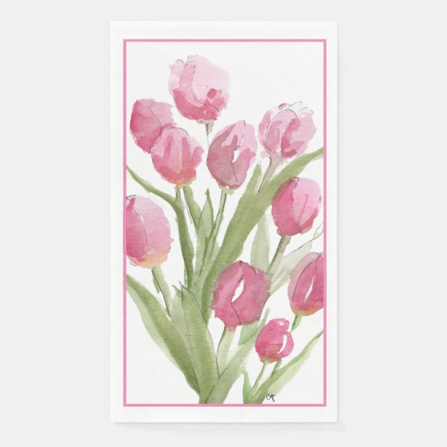 Tulips Paper Gästetuch Serviette (Vorderseite)