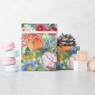 Tulips Peony Spring Flower Garden Geschenkpapier