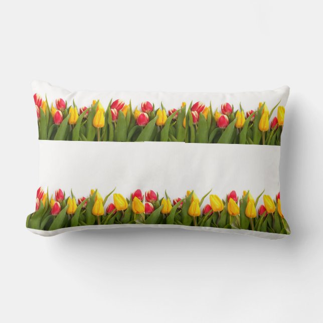 ****TULIPS-PILLOW**** MIT GELBACK LENDENKISSEN (Vorderseite)