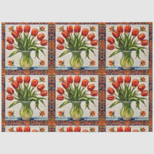 Tulips Populäre schöne Sammlung Seidenpapier