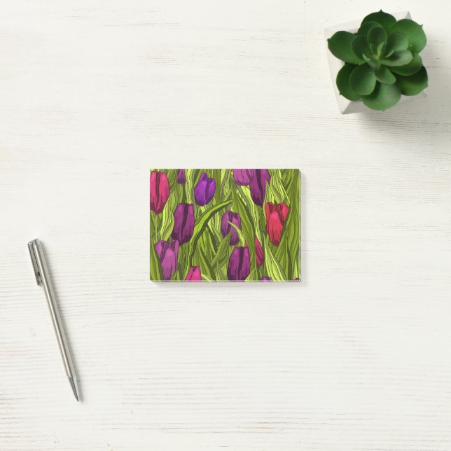 Tulips Post-it Klebezettel (Büro)