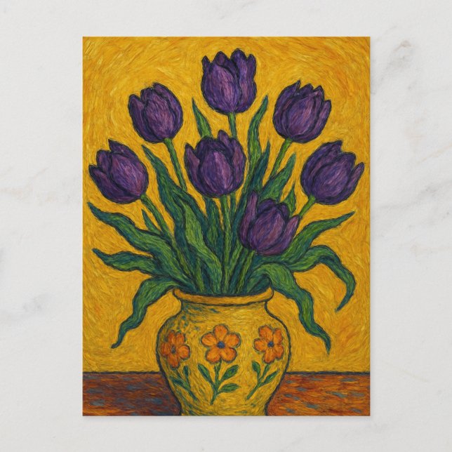 Tulips Postcard Postkarte (Vorderseite)