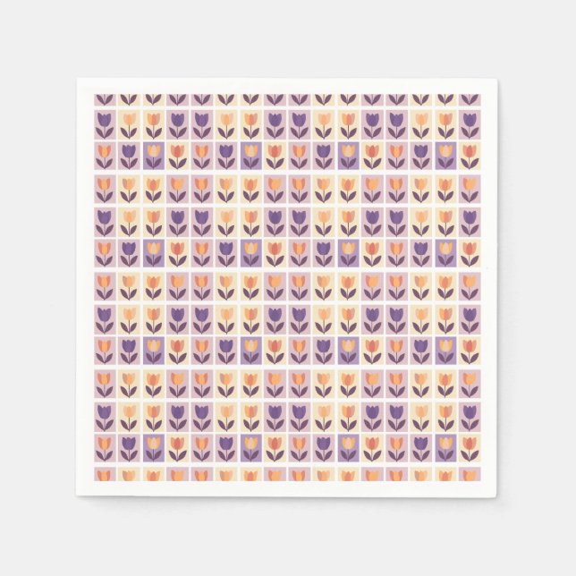 Tulips Serviette (Vorderseite)