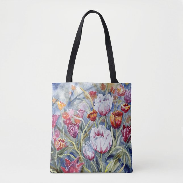 Tulips Shoulle Tasche (Vorderseite)
