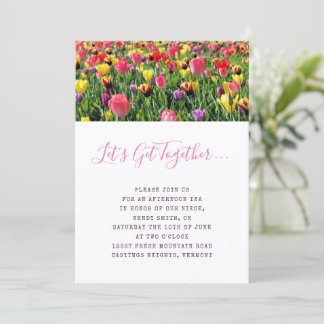 Tulips Spring Fling Einladung